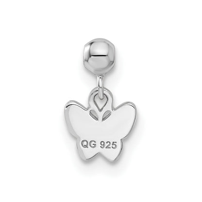 Sterling Silver Mio Memento Enamel Dangle Butterfly Charm