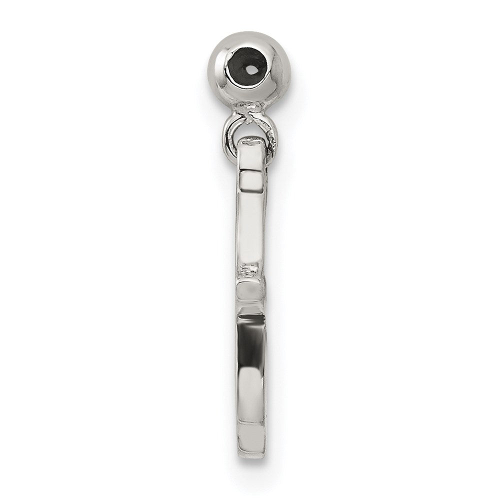 Sterling Silver Mio Memento Enamel Dangle Hamsa Charm