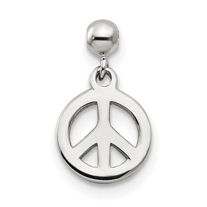 Sterling Silver Mio Memento Dangle Peace Charm