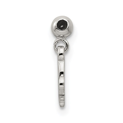 Sterling Silver Mio Memento Dangle Fleur De Lis Charm
