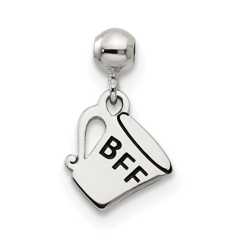 Sterling Silver Mio Memento Enamel Dangle Cup Charm