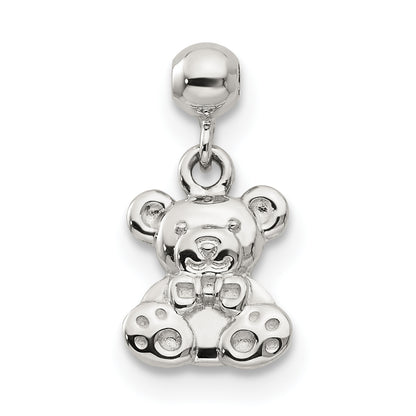 Sterling Silver Mio Memento Dangle Teddy Bear Charm