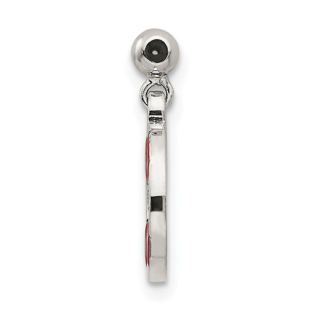Sterling Silver Mio Memento Enamel Dangle Life Preserver Charm