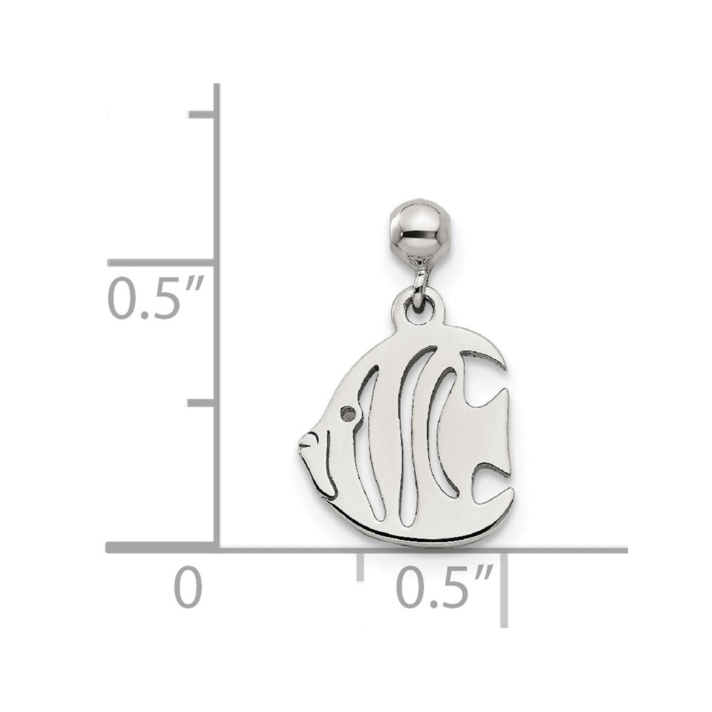 Sterling Silver Mio Memento Dangle Fish Charm