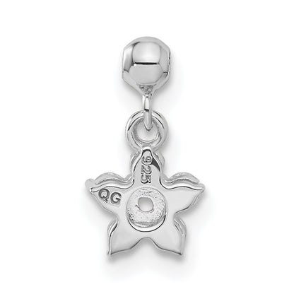 Sterling Silver Mio Memento Cz Dangle Star Charm