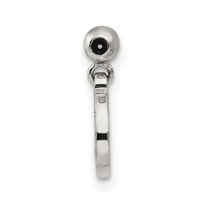 Sterling Silver Mio Memento Cz Dangle Circle Charm