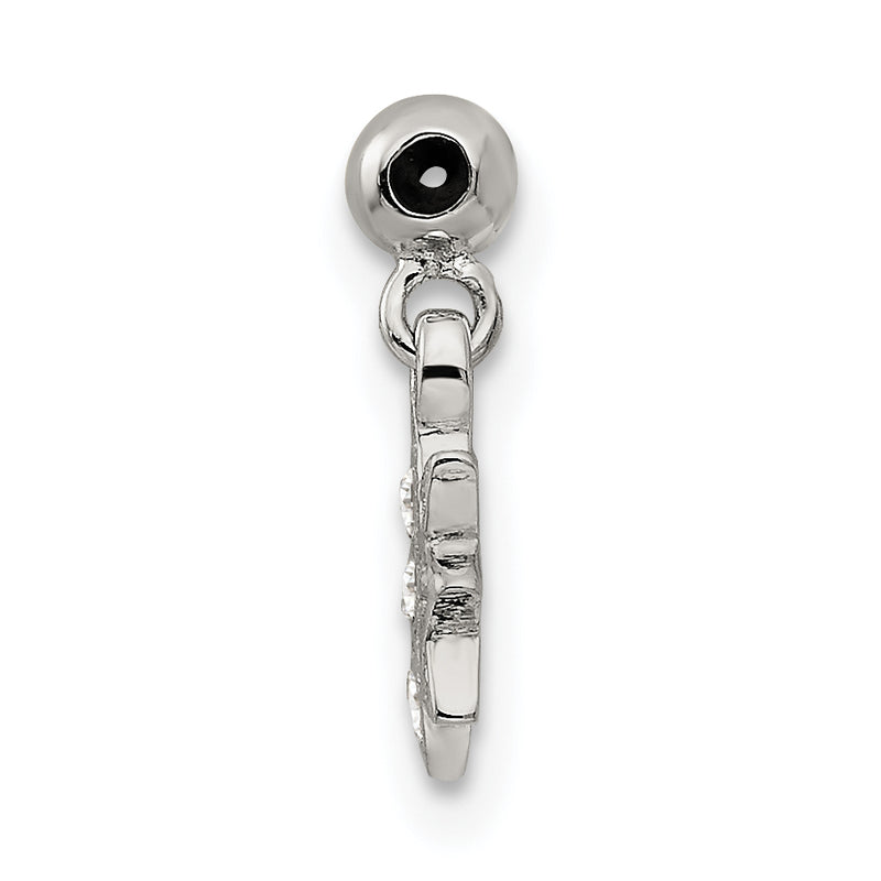 Sterling Silver Mio Memento Cz Dangle Star Charm
