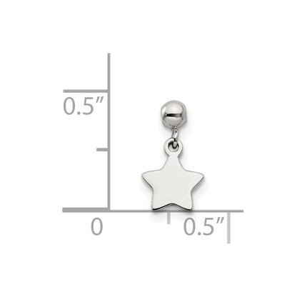 Sterling Silver Mio Memento Dangle Star Charm