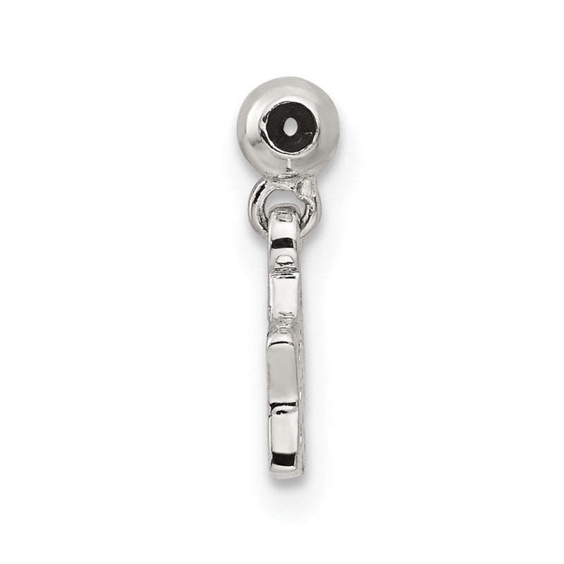 Sterling Silver Mio Memento Cz Dangle Star Charm