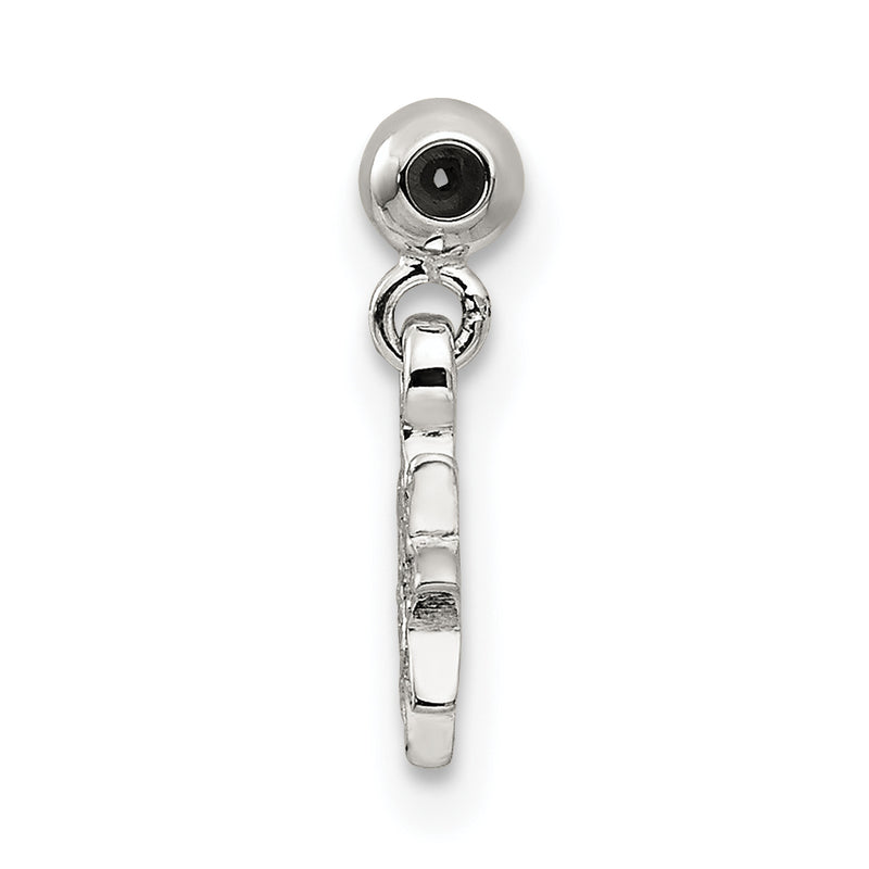Sterling Silver Mio Memento Cz Dangle Star Charm