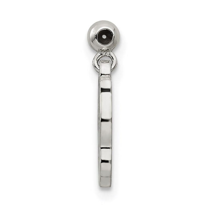 Sterling Silver Mio Memento Enamel Dangle Owl Charm
