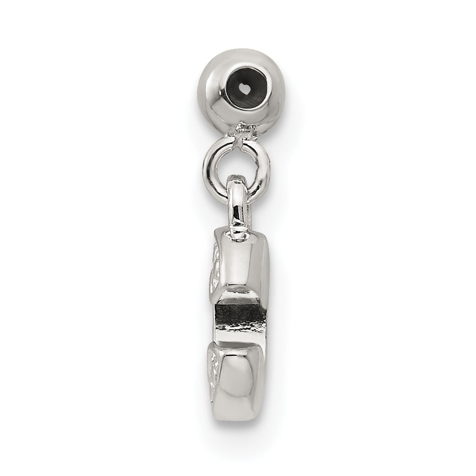 Sterling Silver Mio Memento Letter C Dangle Initial Charm