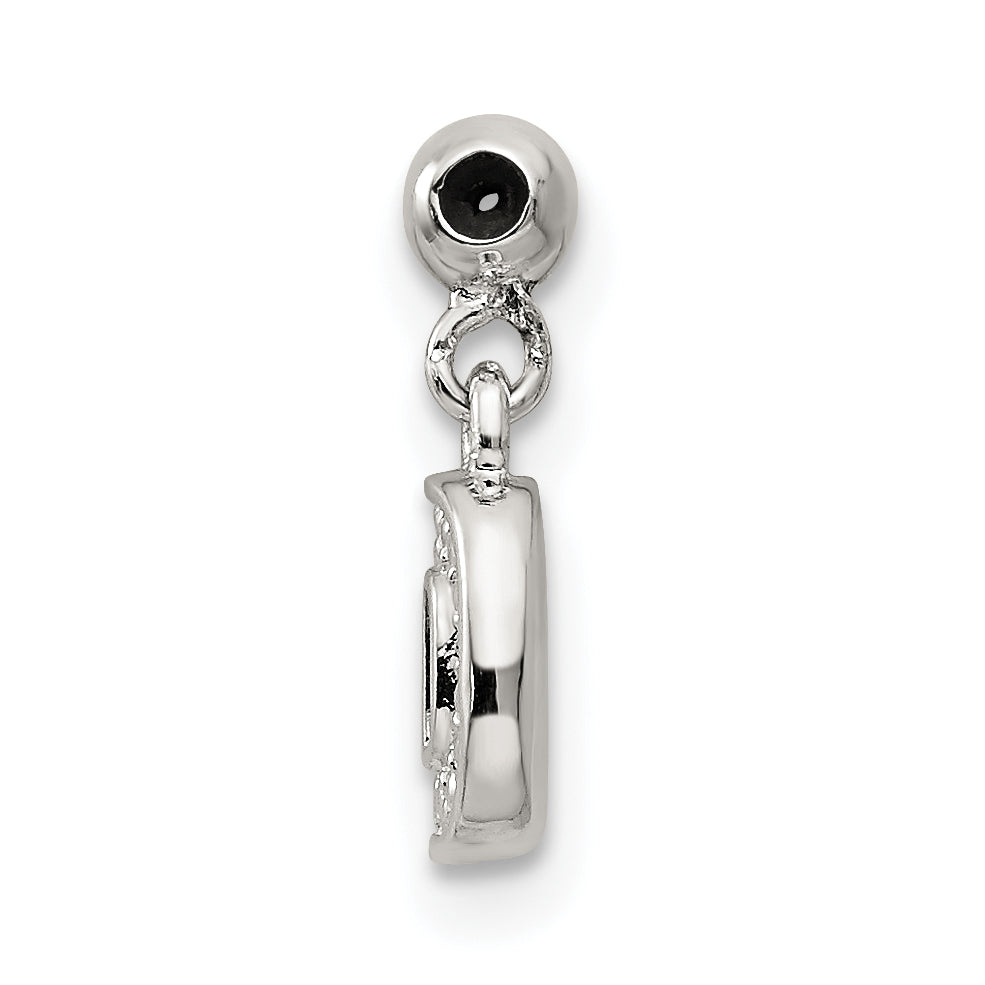 Sterling Silver Mio Memento Letter D Dangle Initial Charm