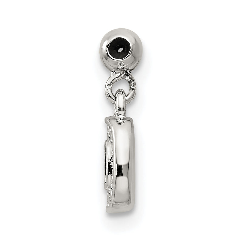 Sterling Silver Mio Memento Letter D Dangle Initial Charm