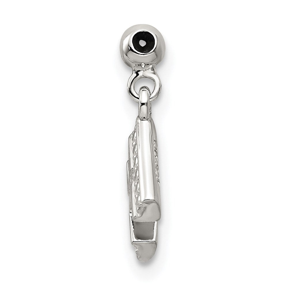 Sterling Silver Mio Memento Letter H Dangle Initial Charm