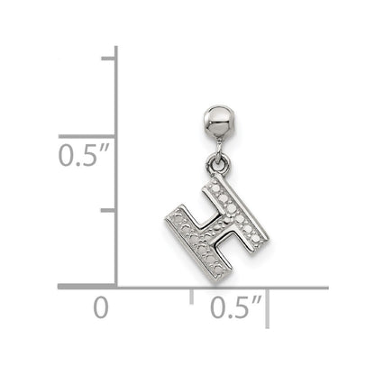 Sterling Silver Mio Memento Letter H Dangle Initial Charm