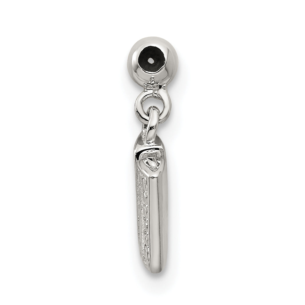 Sterling Silver Mio Memento Letter M Dangle Initial Charm