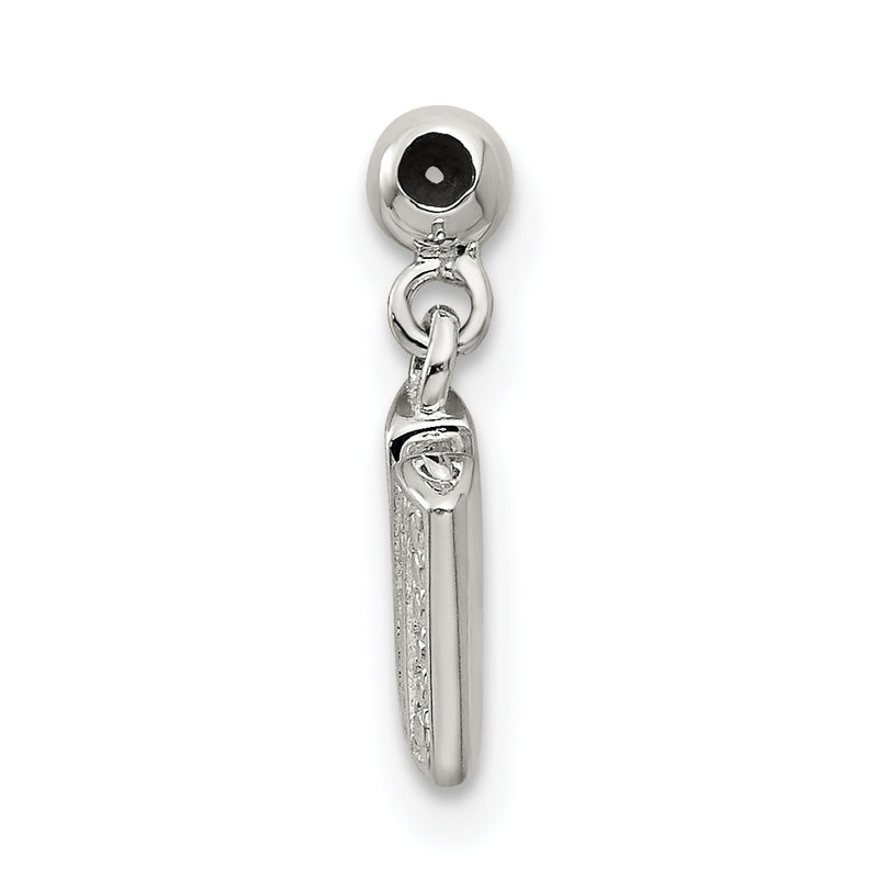 Sterling Silver Mio Memento Letter M Dangle Initial Charm