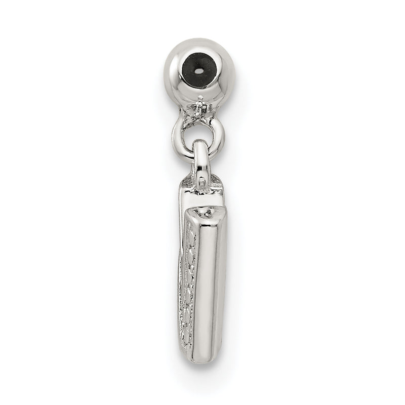 Sterling Silver Mio Memento Letter N Dangle Initial Charm