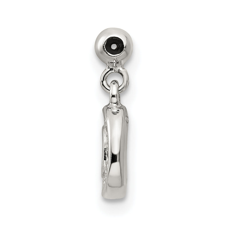 Sterling Silver Mio Memento Letter O Dangle Initial Charm