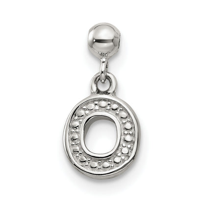 Sterling Silver Mio Memento Letter O Dangle Initial Charm