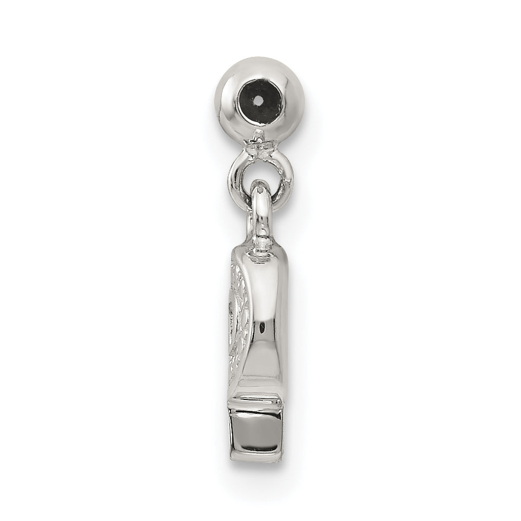 Sterling Silver Mio Memento Letter P Dangle Initial Charm