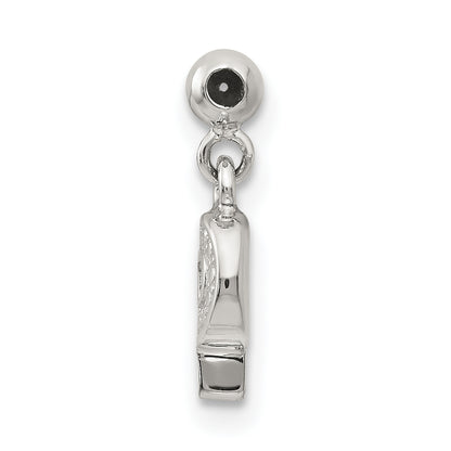 Sterling Silver Mio Memento Letter P Dangle Initial Charm