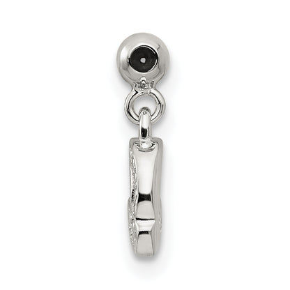 Sterling Silver Mio Memento Letter Q Dangle Initial Charm