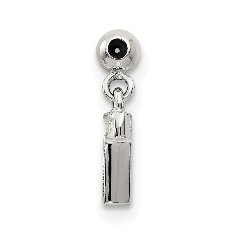 Sterling Silver Mio Memento Letter T Dangle Initial Charm