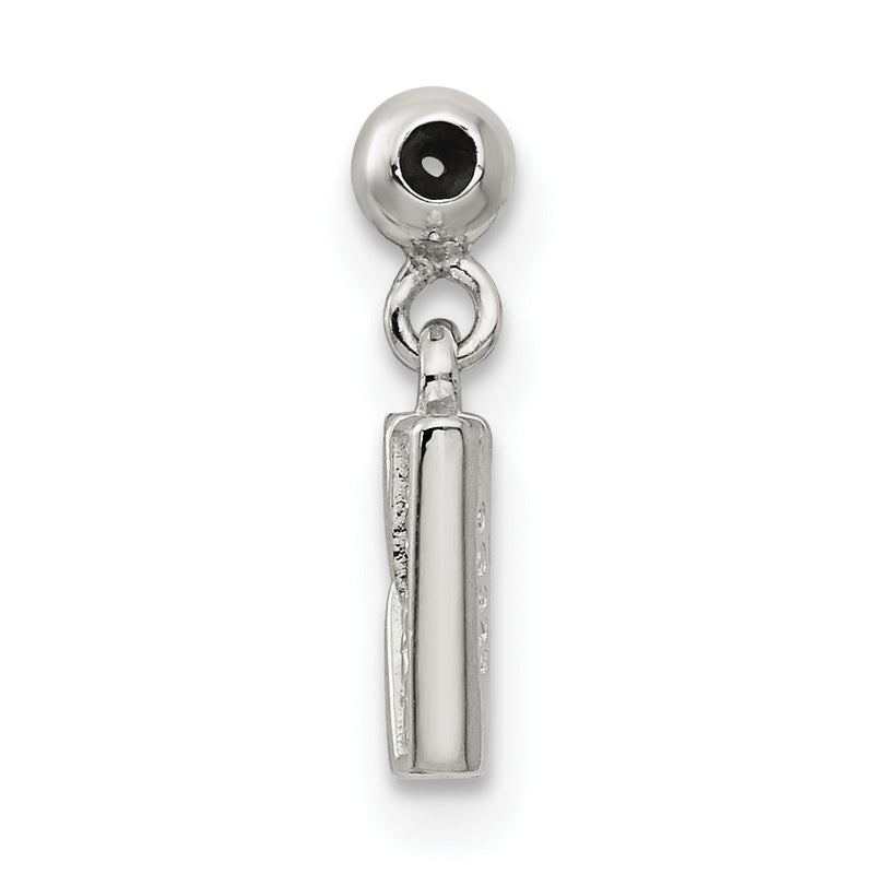 Sterling Silver Mio Memento Letter W Dangle Initial Charm