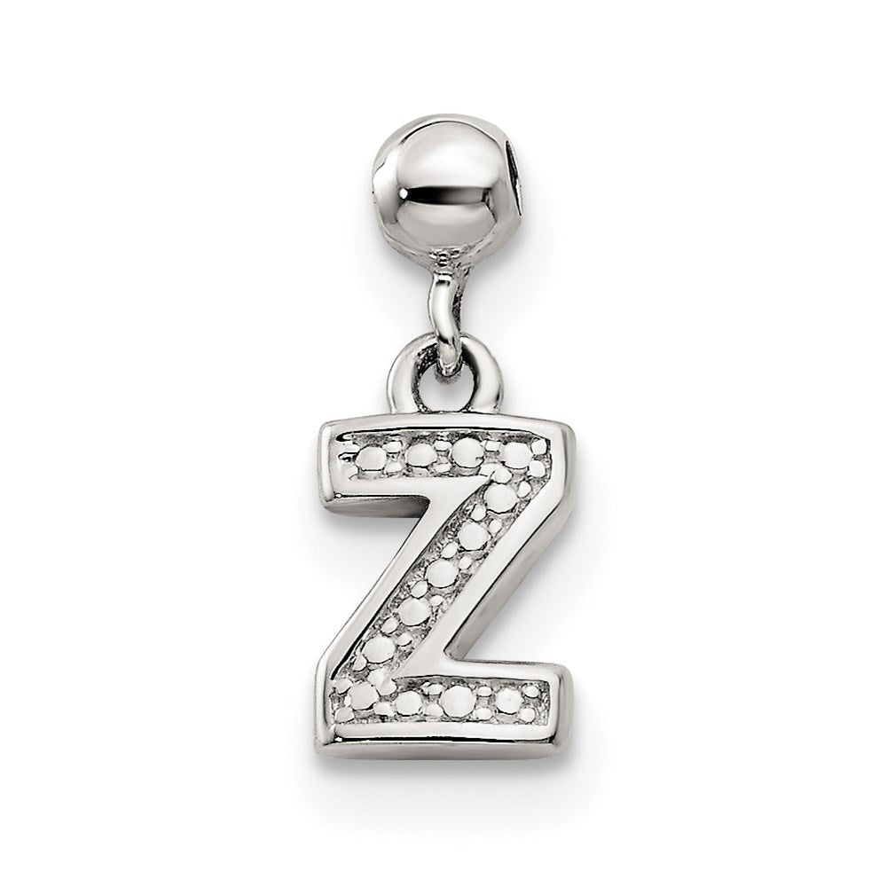 Sterling Silver Mio Memento Letter Z Dangle Initial Charm