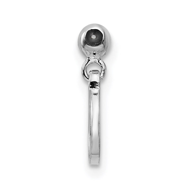 Sterling Silver Mio Memento Rhodium-Plated Gold-Tone Dangle Scorpio Charm