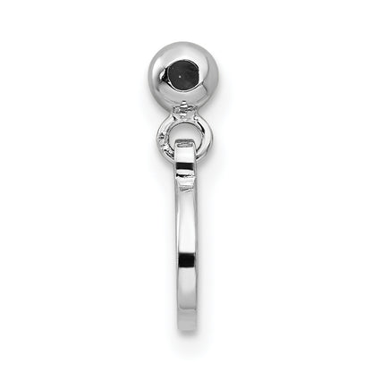 Sterling Silver Mio Memento Rhodium-Plated Gold-Tone Dangle Leo Charm