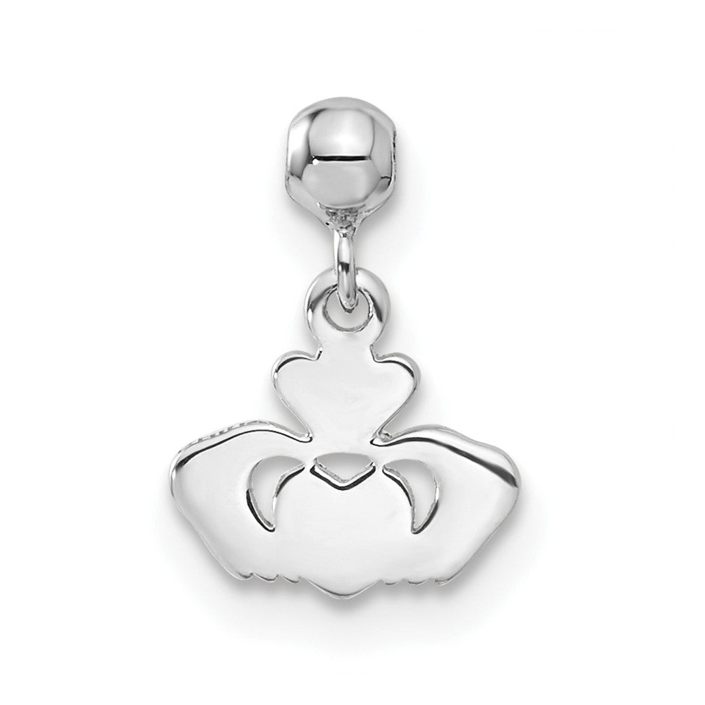 Sterling Silver Mio Memento Dangle Claddagh Charm