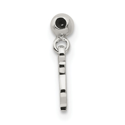 Sterling Silver Mio Memento Dangle Italian Horn Symbol Charm