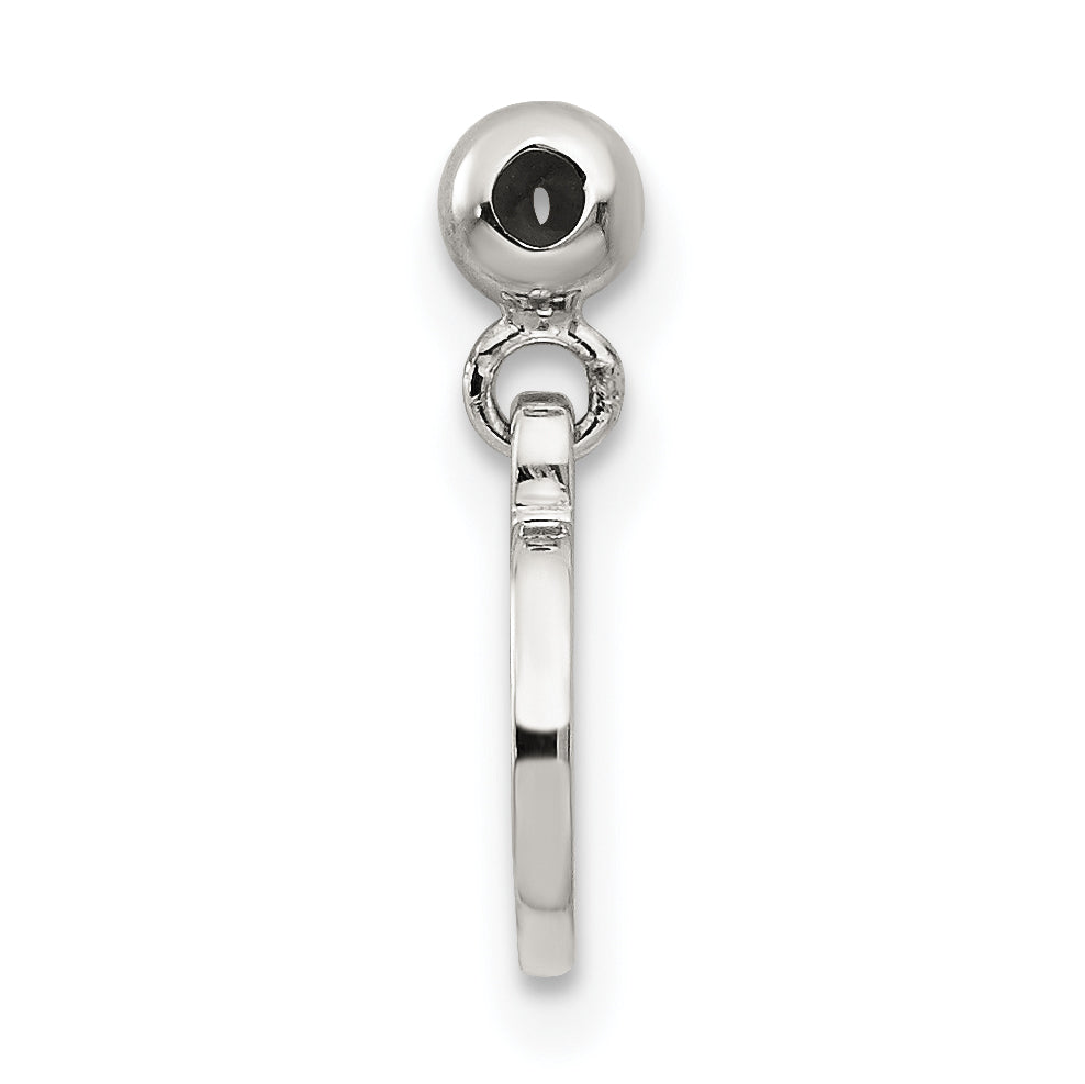 Sterling Silver Mio Memento Dangle Xo Charm