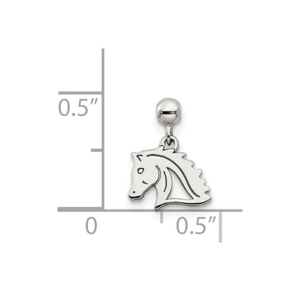 Sterling Silver Mio Memento Dangle Horse Charm