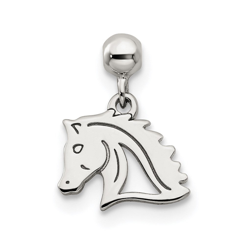 Sterling Silver Mio Memento Dangle Horse Charm