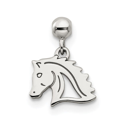 Sterling Silver Mio Memento Dangle Horse Charm