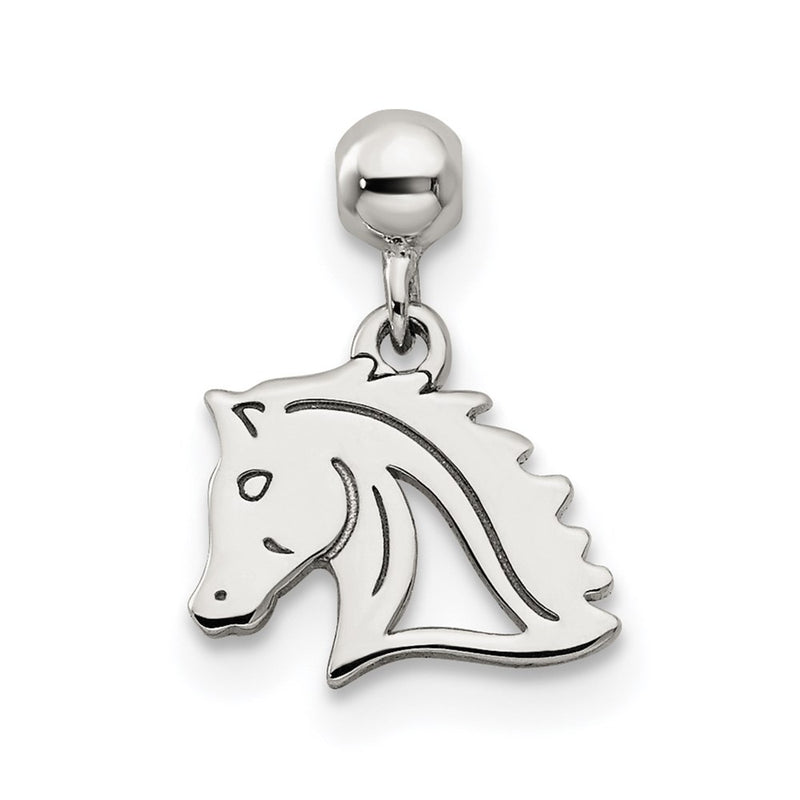 Sterling Silver Mio Memento Dangle Horse Charm