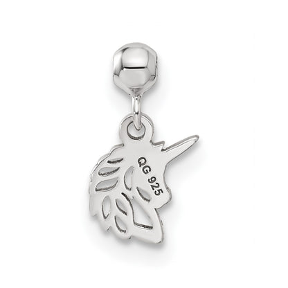Sterling Silver Mio Memento Dangle Unicorn Charm