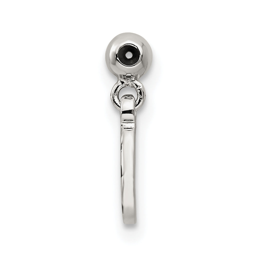 Sterling Silver Mio Memento Enamel Dangle Ladybug Charm