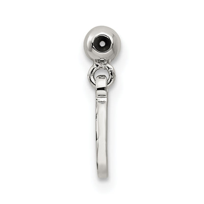 Sterling Silver Mio Memento Enamel Dangle Ladybug Charm