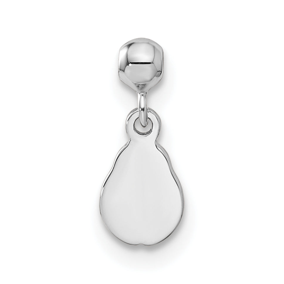 Sterling Silver Mio Memento Enamel Dangle Ladybug Charm