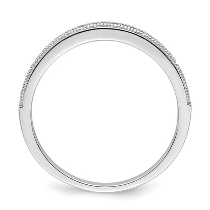 Sterling Silver Brilliant Embers Rhodium-Plated 25 Stone Micro Pav Cz Polished Ring
