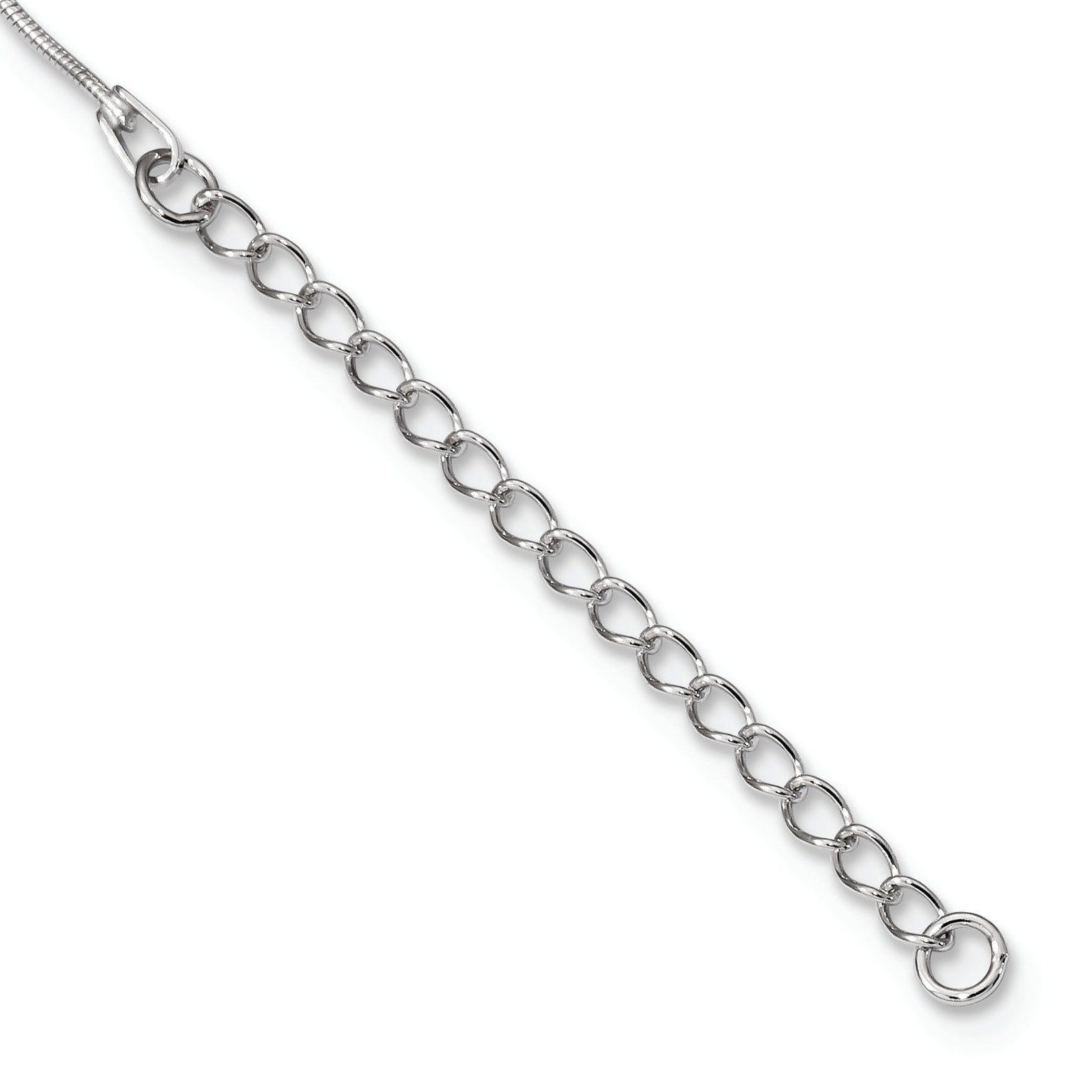 Sterling Silver Brilliant Embers Rhodium-Plated 31 Stone 18 Inch Micro Pav Cz Starfish Necklace With 2 Extender