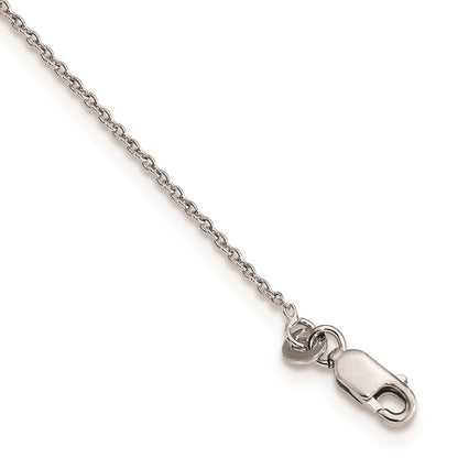 Sterling Silver Brilliant Embers Rhodium-Plated 67 Stone 18 Inch Micro Pav Cz Wing Necklace With 2 Extender