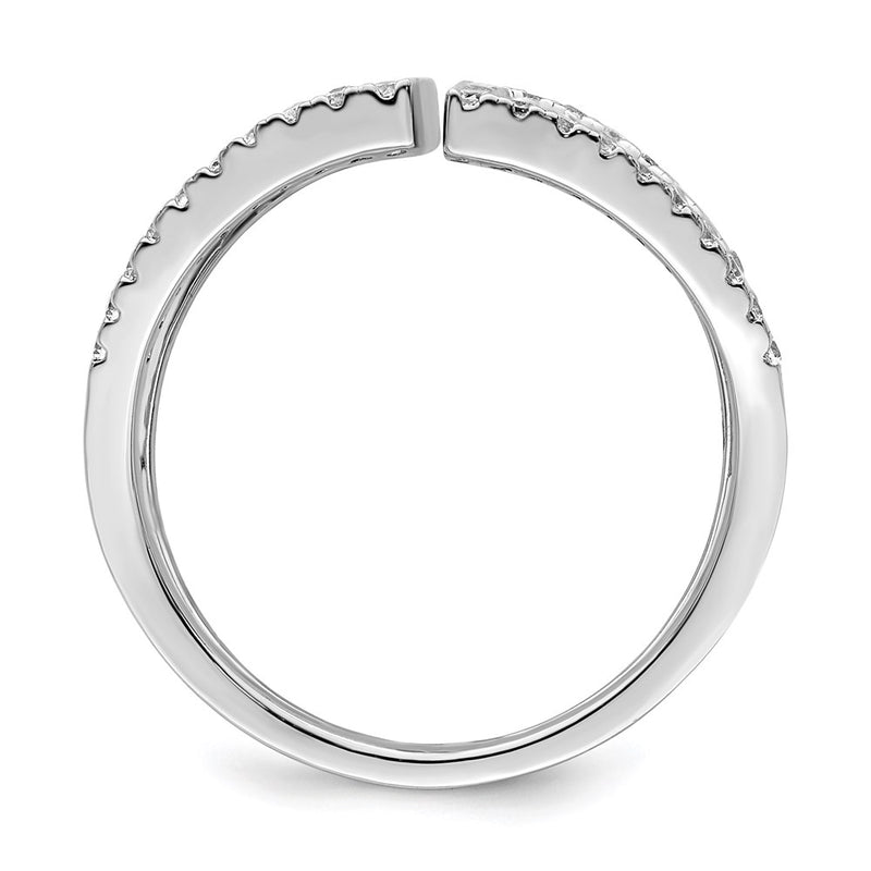 Sterling Silver Brilliant Embers Rhodium-Plated 62 Stone Micro Pav Cz Ring