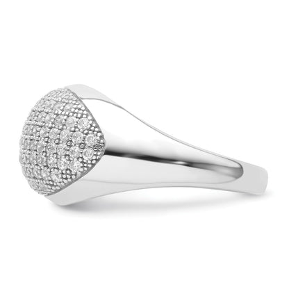 Sterling Silver & Cz Brilliant Embers Ring