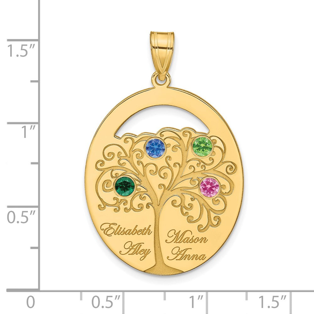 gold-plated-sterling-silver-gold-4-birthstone-with-ss-bezel-family-pendant-qmp9-4gp